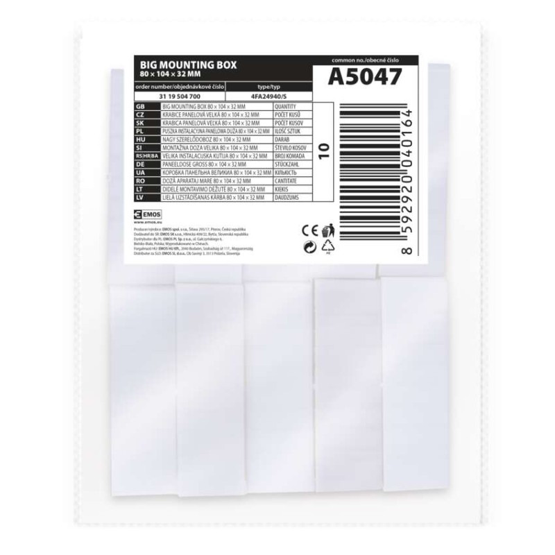 Krabica LK 80×28 2ZK 3