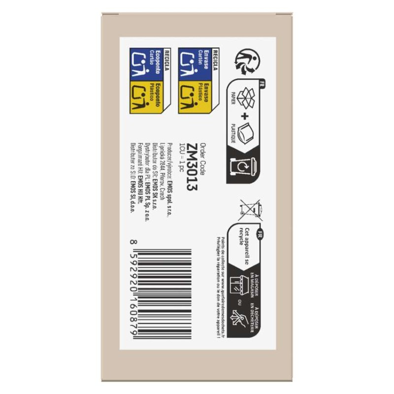 Mikrovlnný senzor (pohybový senzor) pre ZM3012 FLERI, IP20, biely 7