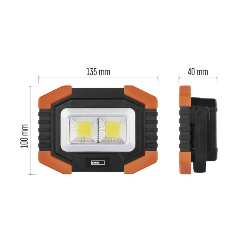 COB LED pracovné svietidlo P4112, 350 lm, 3× AA 13