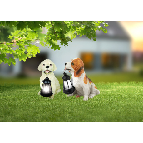 Solárne svietidlo, plast hnedý biely, IP44, akumulátor AA 600mAh 1,2V, DxŠxV:180x242x260, vrátane 1x 4