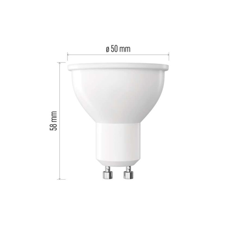 LED žiarovka Classic MR16 / GU10 / 7 W (60 W) / 800 lm / teplá biela / stmievateľné