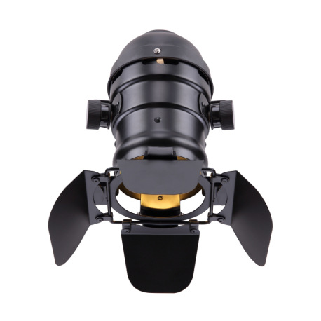 Nástenné svietidlo, kov čierny, filmový štýl, nastaviteľné klapky, ŠxV:220x320, H:380, bez žiarovky 3