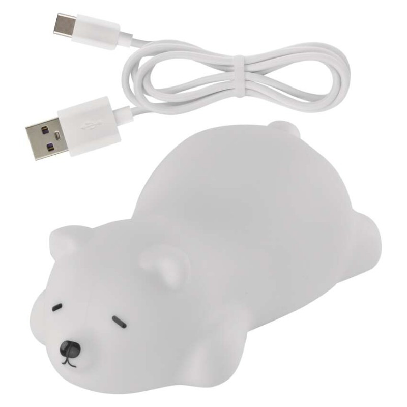 LED nočné svetlo medveď P3325, dobíjateľný 12