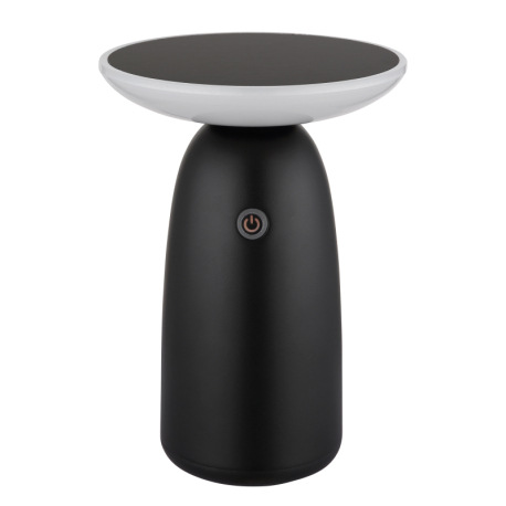 Solárne sv., hliník čierny matný, plast čierny matný/biely, dotykový stmievač, pamäť, bez adaptéra, 7