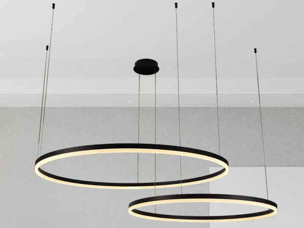 LED visiace svietidlo + diaľkový ovládač 128W - J4383/B 7