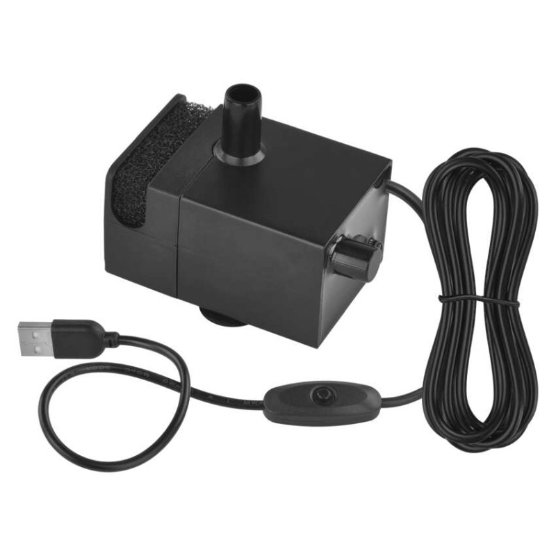 Náhradné vodné čerpadlo pre inteligentné vodné fontány, čierne