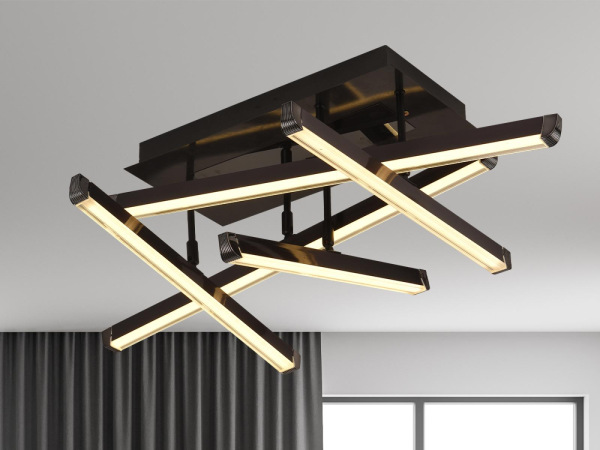 LED stropné svietidlo s diaľkovým ovládačom 60W - J3370/BCH 6