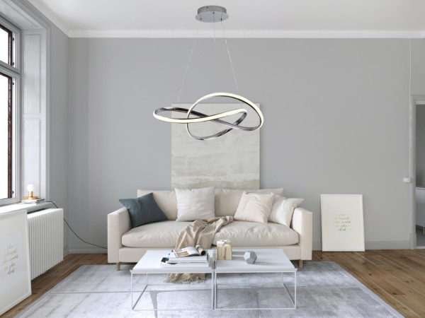 LED závesné svietidlo + diaľkový ovládač 70W - J4331/CH 4