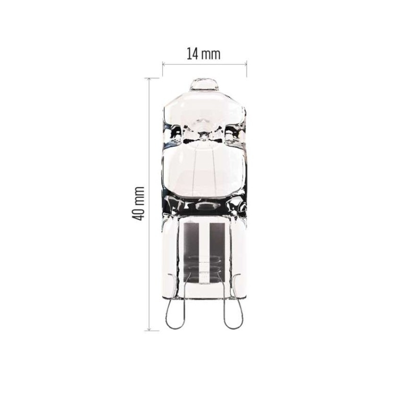 Halogénová žiarovka JC 30W G9 teplá biela