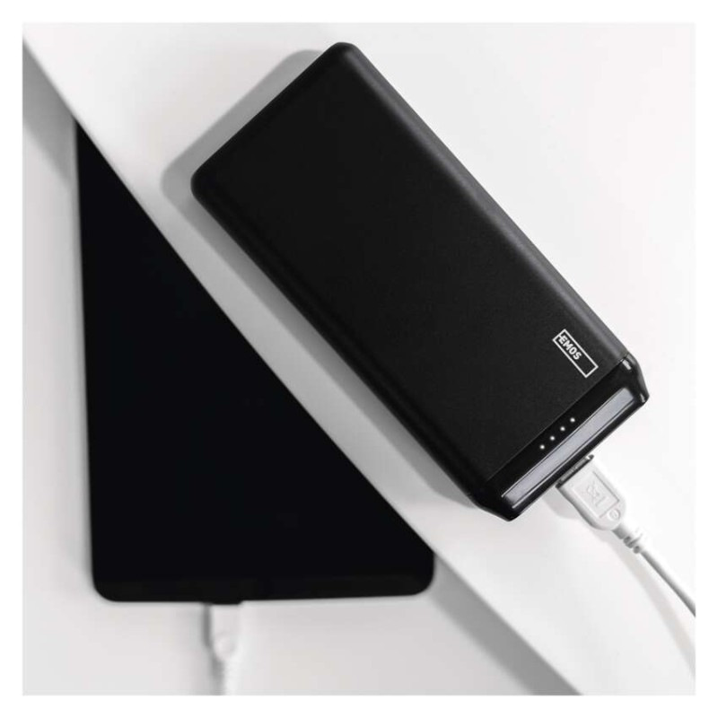 Power bank EMOS Alpha2 20, 20 000 mAh, 10 W, čierny 9