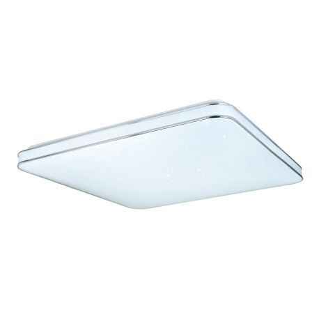 Stropné svietidlo,kov biely, akryl biely, chróm, trblietavý efekt, nočné svetlo, kompatibilné s Goog 7