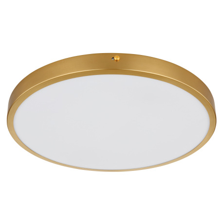 Stropné svietidlo kov mosadz matná farba, plast biely, ø: 350mm, V: 30mm, LED 22W 230V, 2220lm zdroj 9