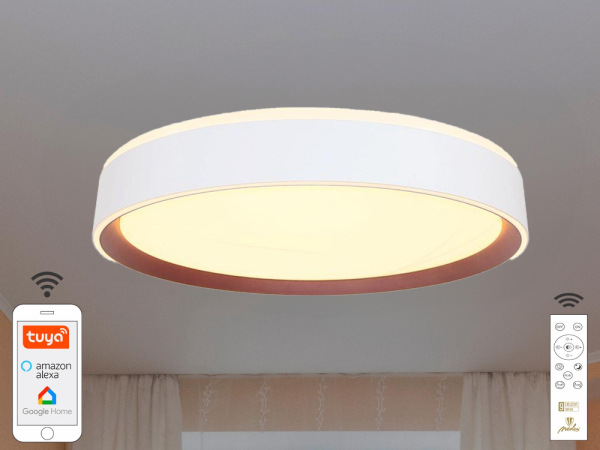 LED svietidlo OPAL + diaľkový ovládač + Wifi 48W - LC902M 12