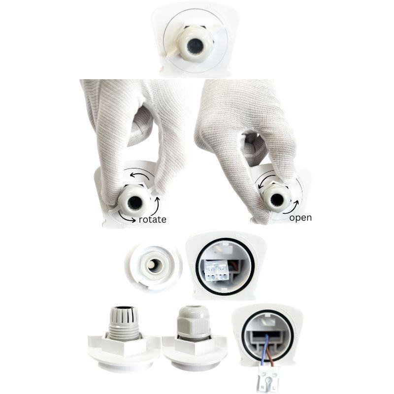 LED nadpájacie svietidlo s WIFI a BLUETOOTH 40W / IP65 3000K - 6500K - LNL334/3W 5