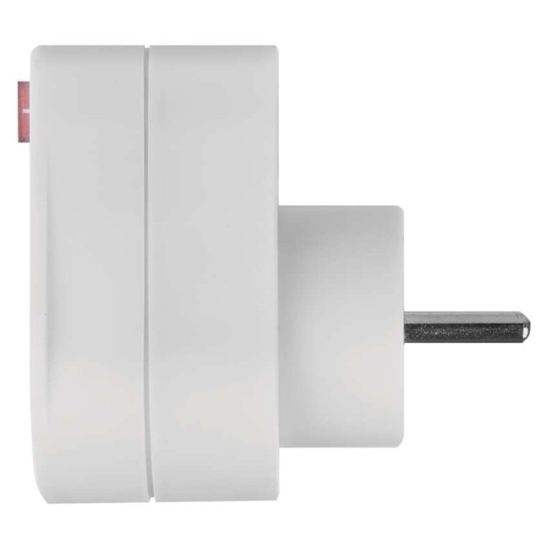 Zásuvka s vypínačom, biela 3