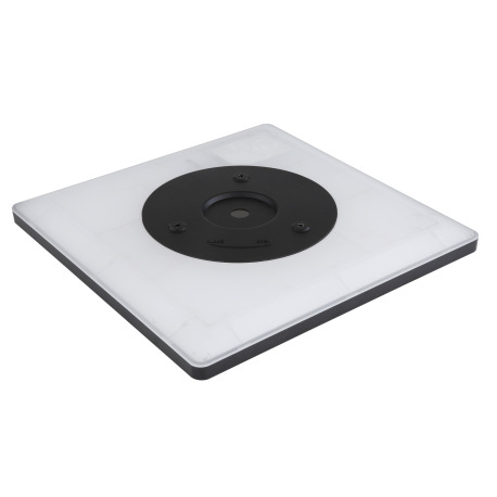 Stropné svietidlo, plast čierny/satinovaný, plast biely, podsvietenie, 3 úrovne osvetlenia pomocou n 9