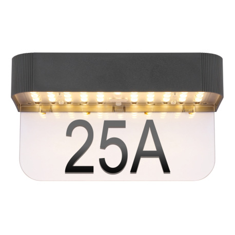 Solárne svietidlo, plast sivý matný/priehľadný, akryl priehľadný, krokový prepínač, batéria súčasťou 5