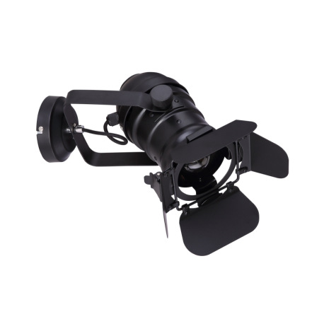 Nástenné svietidlo, kov čierny, filmový štýl, nastaviteľné klapky, ŠxV:220x320, H:380, bez žiarovky 7