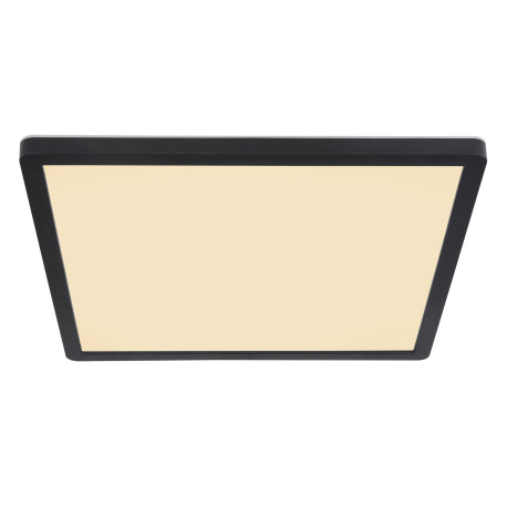 Stropné svietidlo, plast čierny/satinovaný, plast biely, podsvietenie, 3 úrovne osvetlenia pomocou n 18