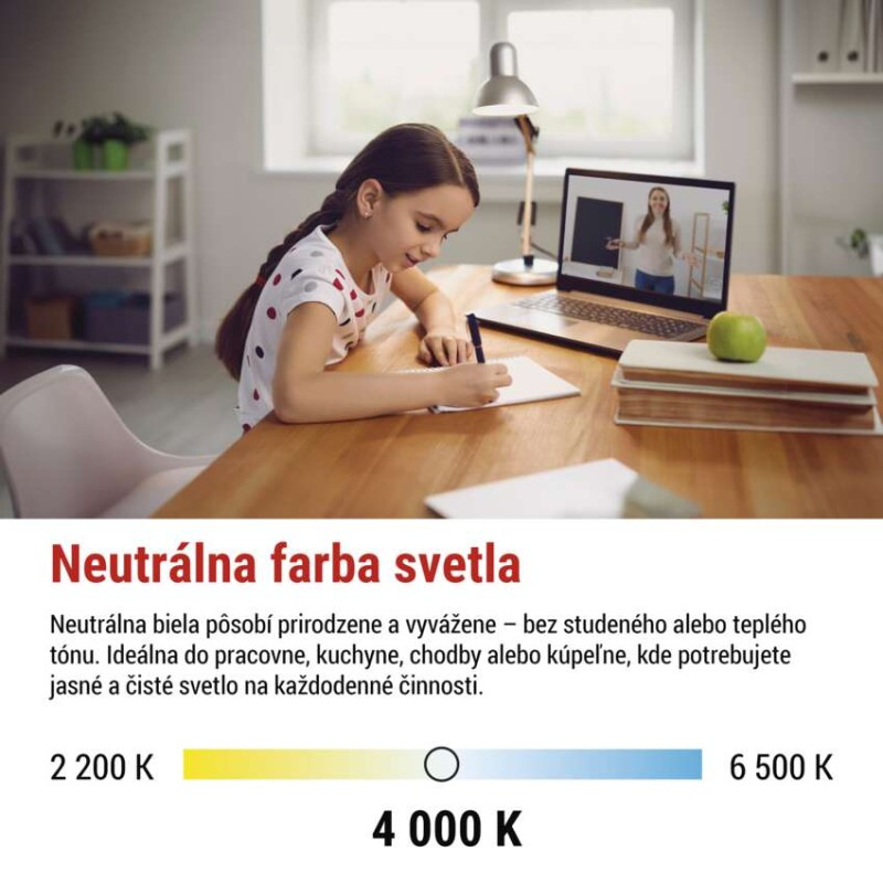 LED žiarovka Classic JC / G9 / 4,2 W (40 W) / 470 lm / Neutrálna biela 2