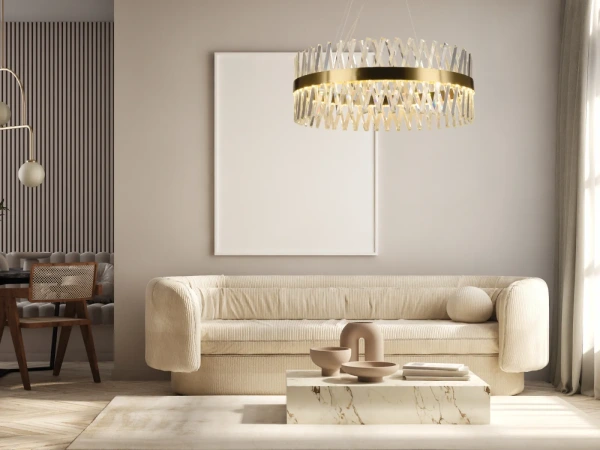 LED krištáľový luster+ diaľkový ovládač 110W - J6309/C 1