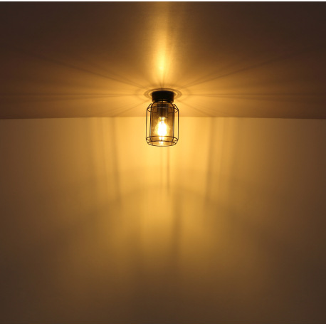 Závesné svietidlo, kov čierny, dymové sklo, DxŠxV:770x130x1200, bez žiaroviek 3xE27, max. 60W 230V 16