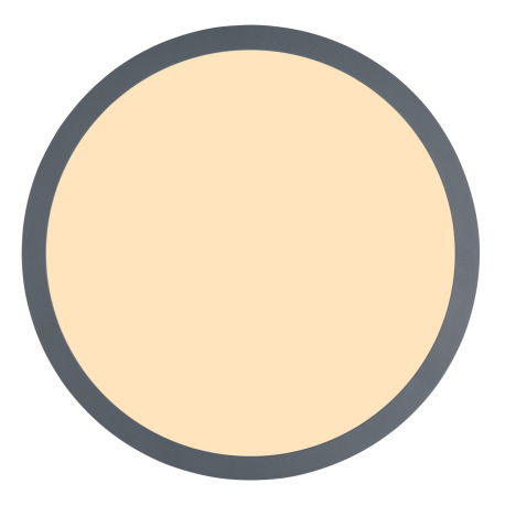 Stropné svietidlo, kov grafit, MDF vzhľad dreva, plast biely, ø: 300mm, V:85mm, vrátane LED 12W 230V 3