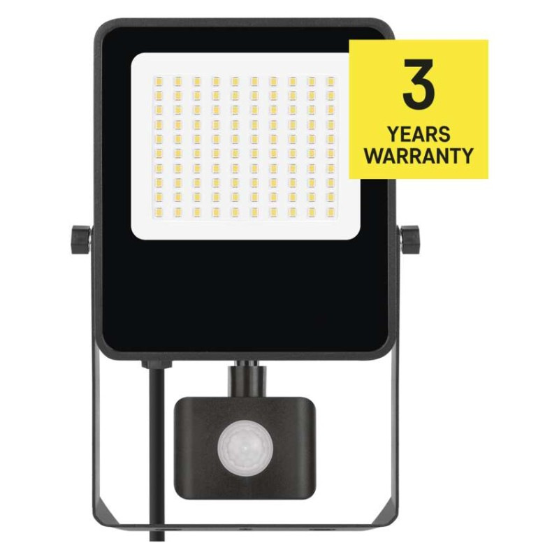LED reflektor VISIO s pohybovým čidlom, 50 W, neutrálna biela, čierný 6