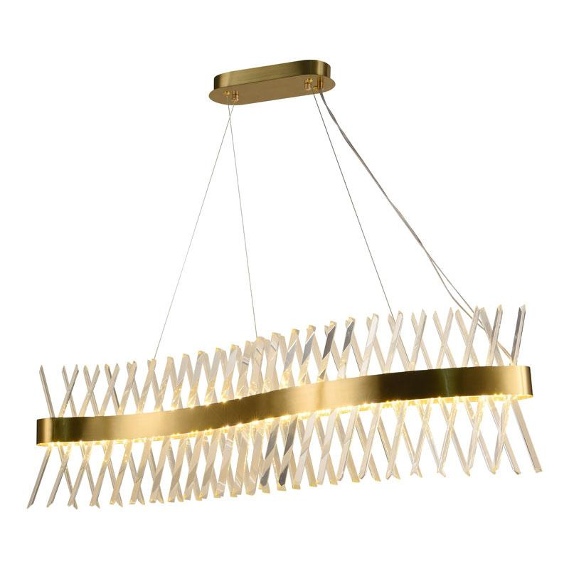 LED krištáľové svietidlo + diaľkový ovládač 95W - J6306/C 1