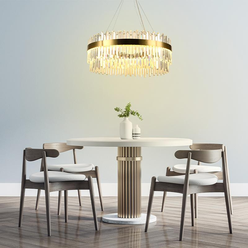 LED krištáľový luster + diaľkový ovládač 110W - J6311/C 12