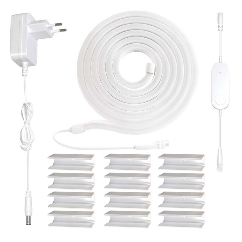 GoSmart Flexibilný LED pásik NEON biely, 5 m, 33 W, RGBIC stmievateľný, WiFi 13