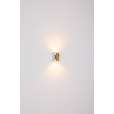 Vonkajšie svietidlo z nehrdzavejúcej ocele, imitácia dreva, sklo číre, IP44, ŠxV: 60x165mm, H: 104mm 12