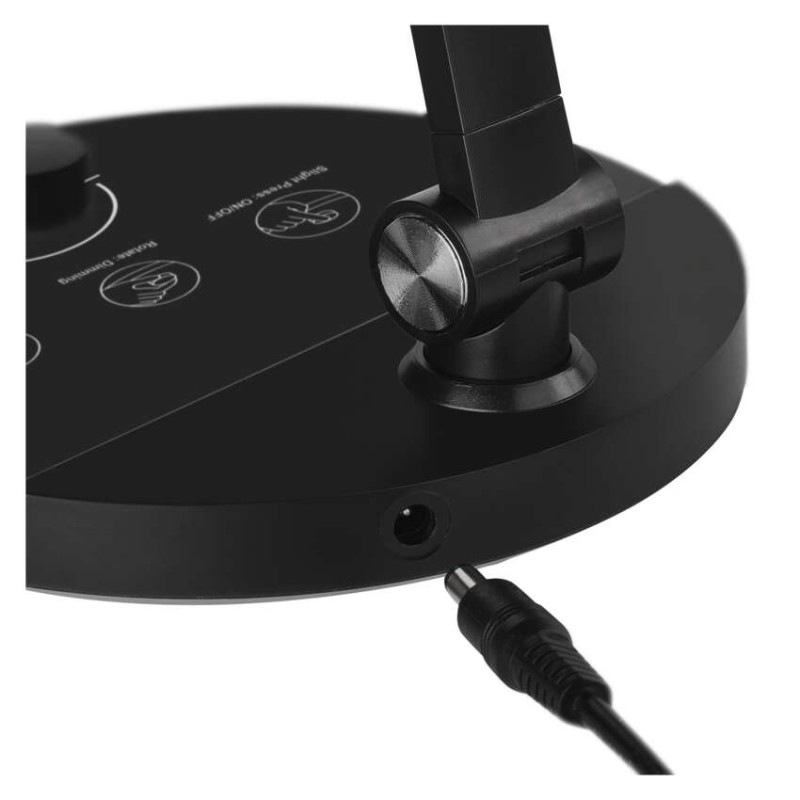 LED stolná lampa CHARLES, čierna 9