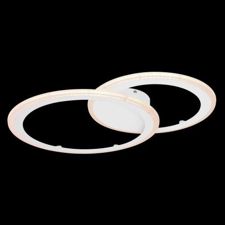 Stropné svietidlo, kov biely, akryl biely, funkcia pamäte, nočné svetlo, stmievateľné, diaľkové ovlá 1