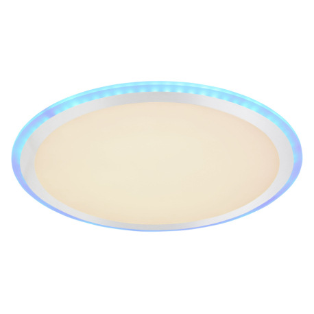 Stropné svietidlo, kov biely, hliník, plast opál biely, nočné svetlo, stmievateľné, diaľkové ovládan 10