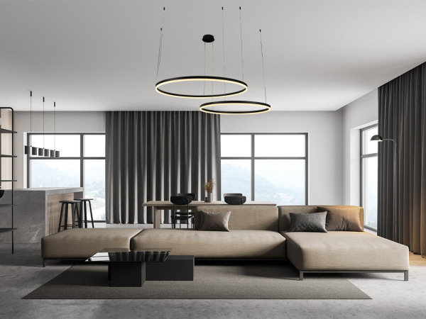 LED závesné svietidlo s diaľkovým ovládačom 100W - J4382/B 3