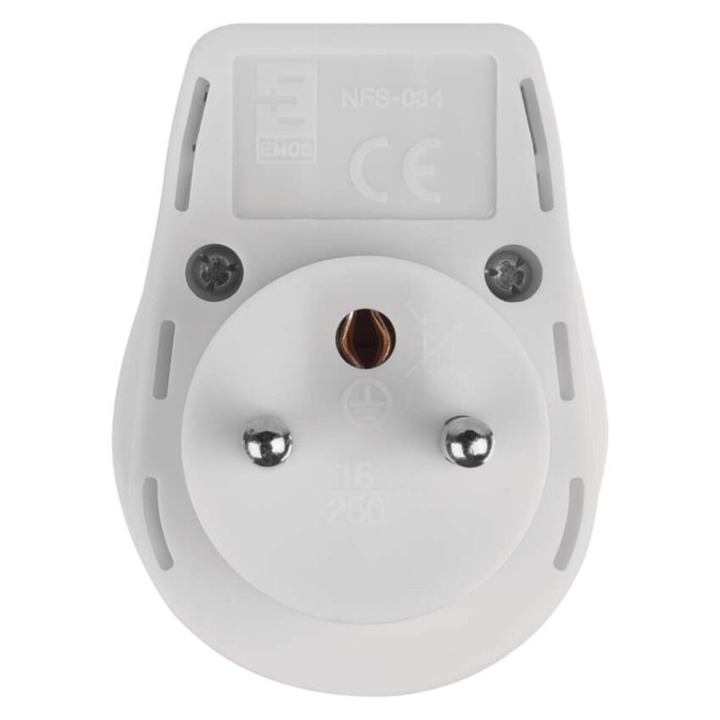 Zásuvka s vypínačom, biela 4