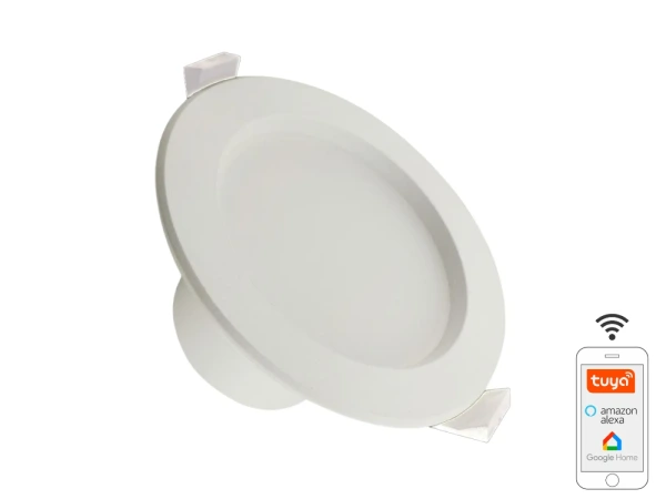 LED podhľadové svietidlo WIFI 10W / IP44 / 3000K - 6500K / WH - LDL164W 1