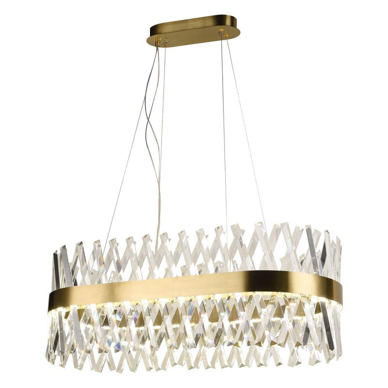 LED krištáľový luster + diaľkový ovládač 90W - J6307/C 8