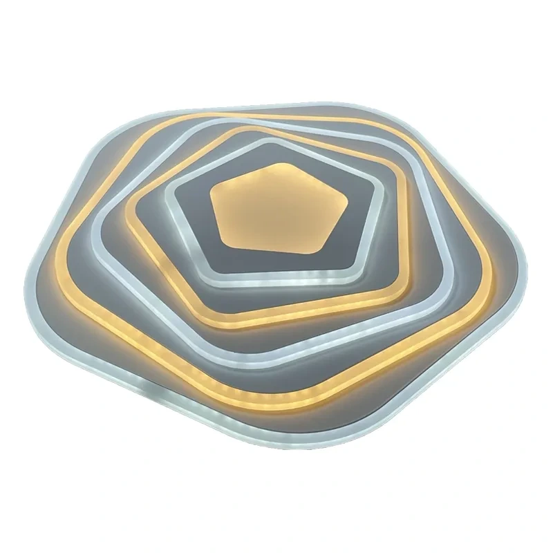 LED stropná lampa + diaľkový ovládač 125W - J1301/W 5