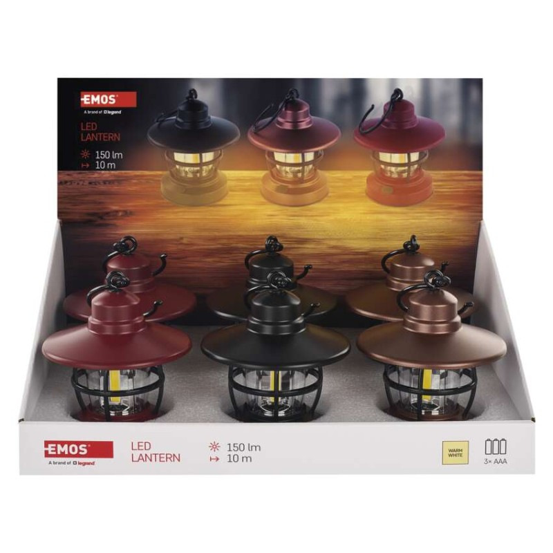 COB LED svietidlo 150 lm, 3× AAA, 6 ks 1