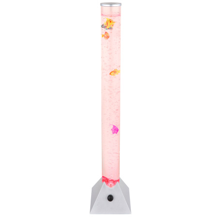 Stojanové svietidlo, plast sivý a priehľadný, čierny PVC kábel, s vypínačom na kábli, RGB zmena farb 19