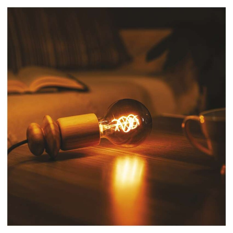 LED žiarovka DECO SMOKED G95 / E27 / 4,5 W (19 W) / 180 lm / flame 11