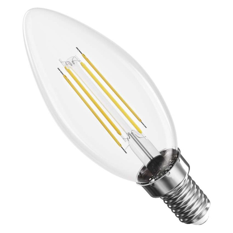 LED žiarovka Filament sviečka / E14 / 1,8 W (25 W) / 250 lm / Neutrálna biela 3
