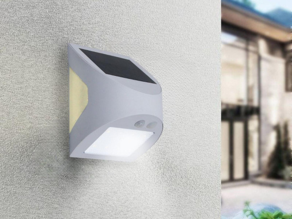 LED biele nástenné solárne svietidlo 3W / 3000K / 4000K - LS125 3