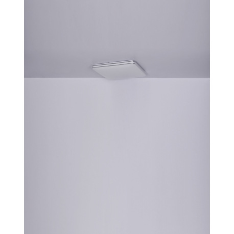 Stropné svietidlo,kov biely, akryl biely, chróm, trblietavý efekt, nočné svetlo, kompatibilné s Goog 12