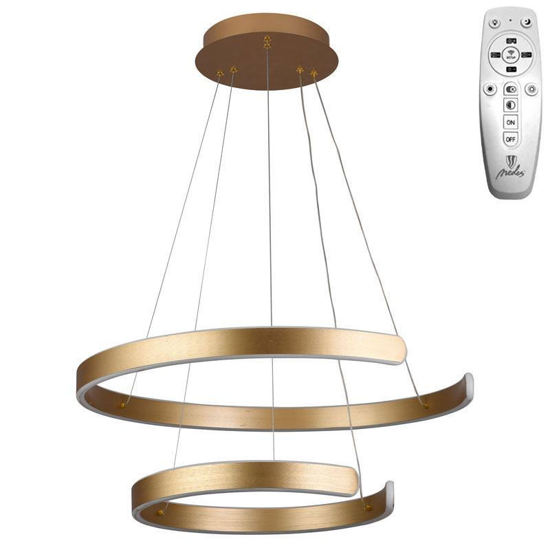 LED závesná lampa na lanku + diaľkový ovládač 120W - J4328/G 8