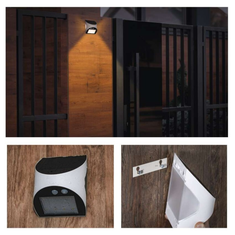 LED solárne svietidlo LUMI so senzorom pohybu, neutrálna biela 14