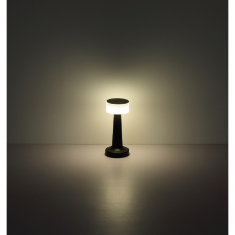 Nabíjateľná stolová lampa, plast, matná mosadzná farba, biela, dotykové zapnutie/vypnutie, plynulé d 7