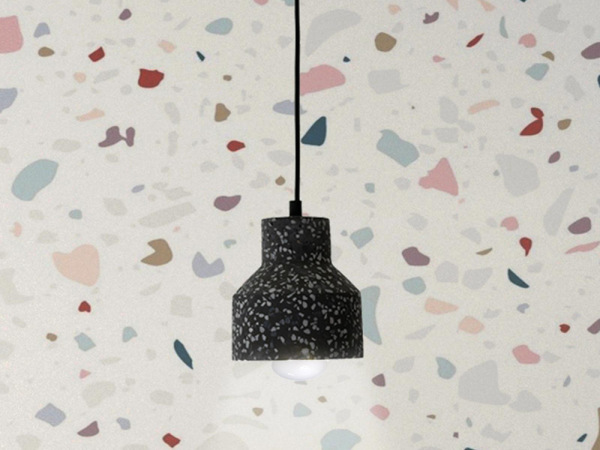 Závesné svietidlo Terrazzo / čierna 1 x E27 - ME0015R/B